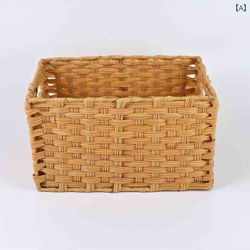 Other - 正方形の 手編みは 折りたたみが できます。 現代の シンプルな 田園 貯蔵 かごの 雑品 かごの 衣類 収納 かごの 卸売りです。