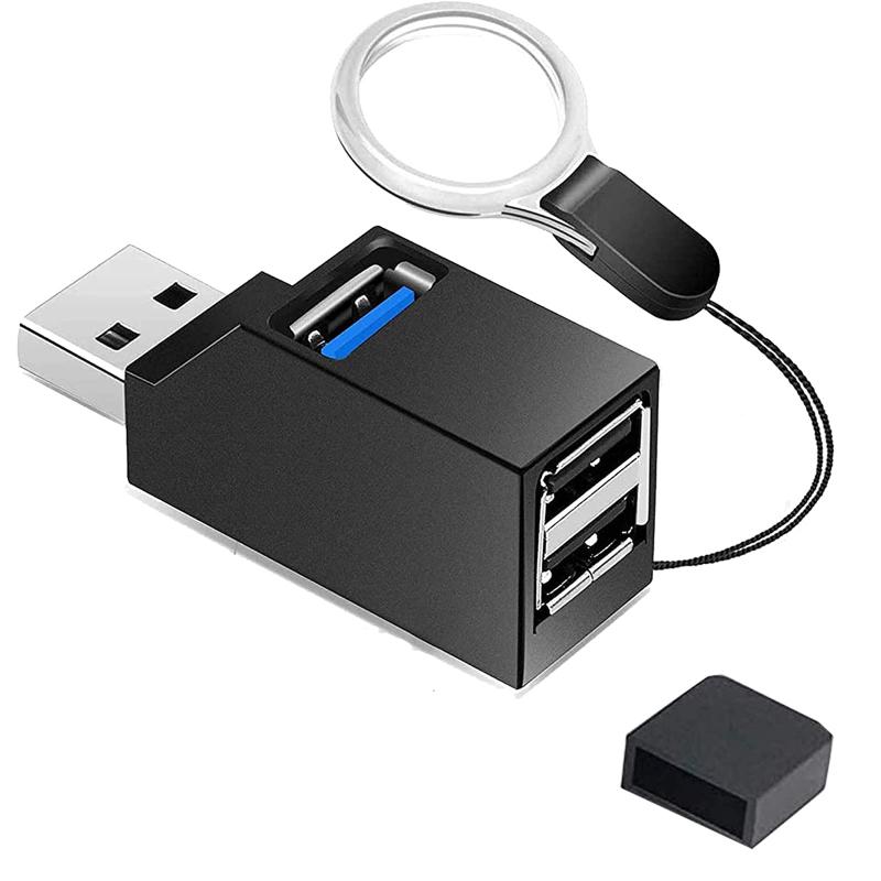 VCOM USBハブ 3.0[USB3.0+USB2.0*2ポート]拡張 3ポート コンボハブ 超小型 バスパワー USBポート 高速データ転送 軽量 携帯便利 直挿し 機能主義 コンパクト MacBook/iMac/Surface Pro 等 ノートP