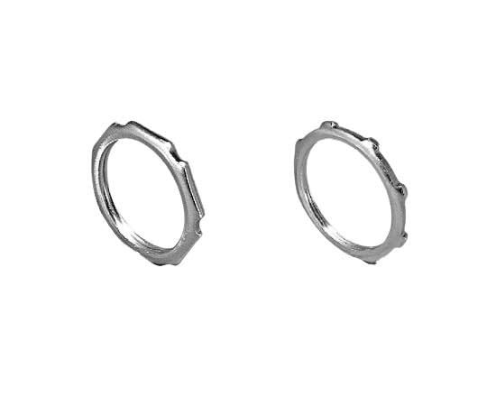 外山電気 ロックナット 厚鋼用 HDZ 溶融亜鉛めっき 歯車形 サイズ82 LZ82