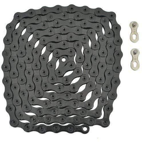 YBN 12 Speed Chain 126 Link With Power Lock, Black #ST1450