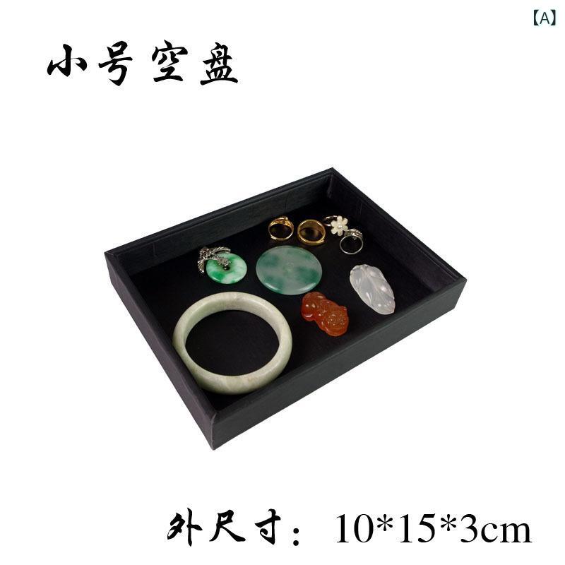 Clothing Accessories (Caps, Ties, Belts) - ジュエリー 展示 トレーリングオプショントレー pu 黒 革 展示 トレー 撮影 バック カウンター 置物