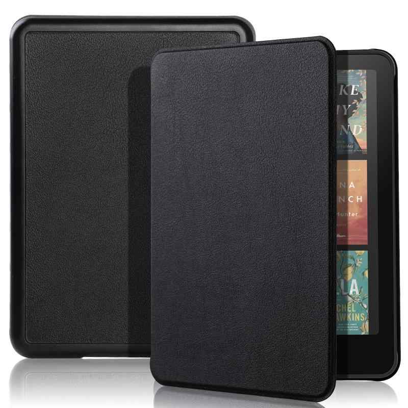 Hianjoo Kindle Paperwhite 第12世代 対応 ケース タブレットケース Kindle Paperwhite 2024年発売 対応 カバー スタンド機能付き オートスリープ機能 全面保護ケース 耐衝撃 擦り傷防止 (ブラック)