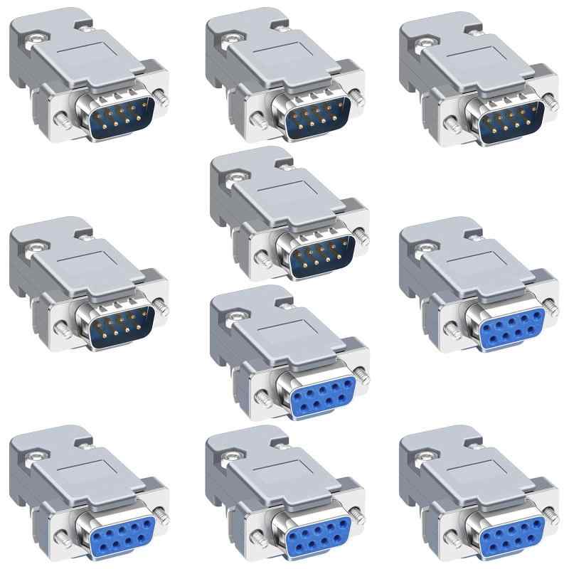 ANMBEST DB9はんだコネクタ、9PINRS232タ�