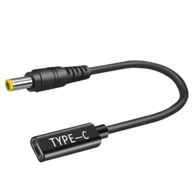 Artilits 5.5x2.1mm USB C - DCコネクタ 5V 12V 20V USB C DCアダプター 5.5 x 2.1mm パワーバンク LEDデスクランプ 小型ファン Starlink Mini 折りたたみ式ソーラー用