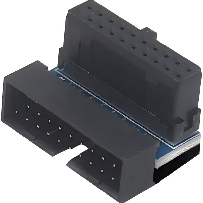 【スモールラボ】USB3.0 19pin/20pin 90度 角度変更アダプター マザーボード