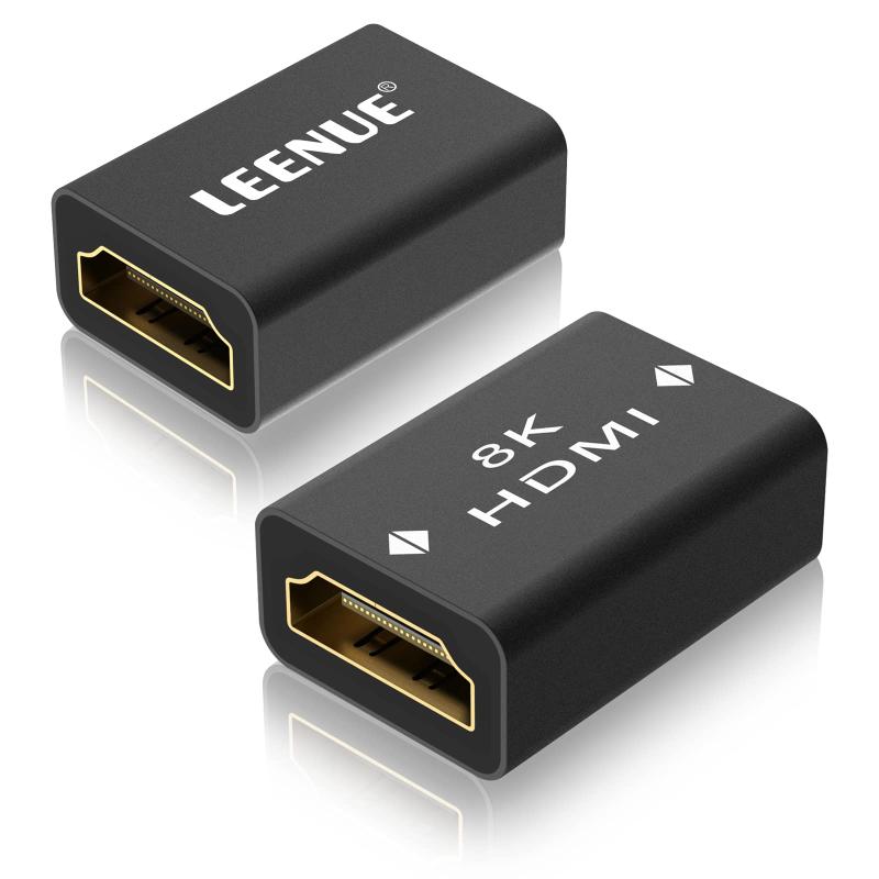 LEENUE HDMI 延長 コネクタ 8K HDMI メスメス 2.1