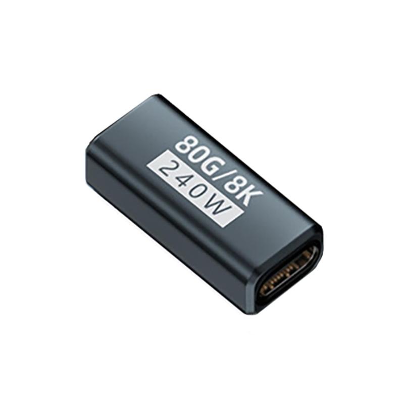 安心の日本企業 MSL FORCE Type-C/usb-c アダプター 80Gbps 8K60Hz PD240W急速充電対応 L字 オスーメス【レビュー信頼 】TB5