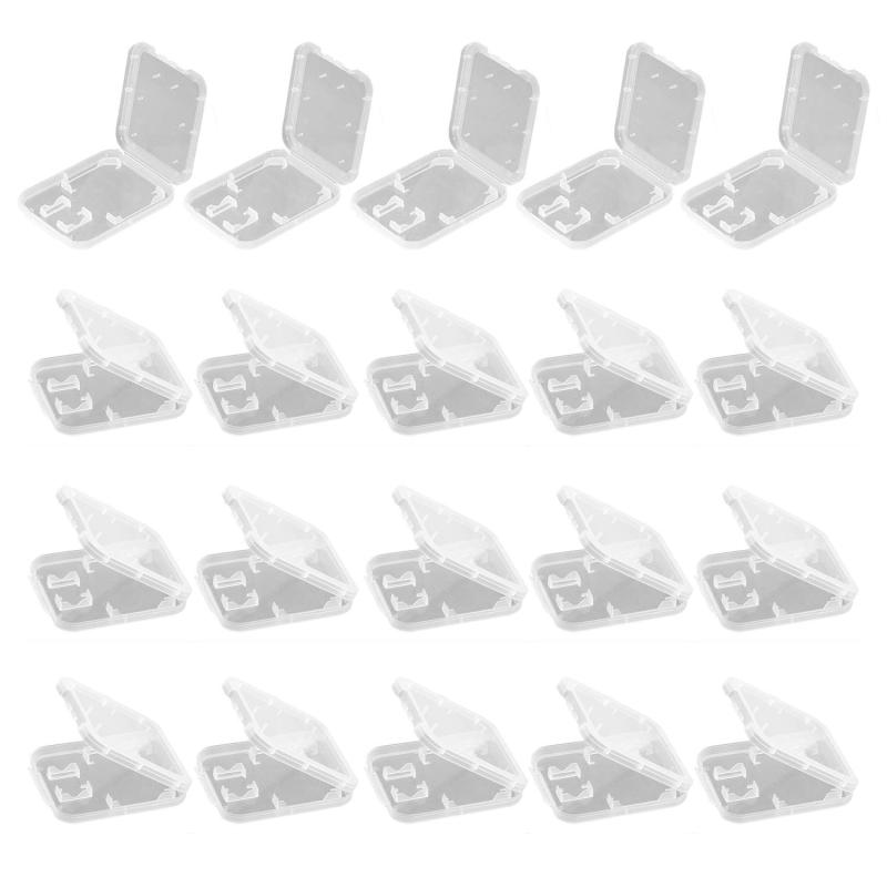 SDカードケース マイクロ micro sd カード ケース 薄型 軽量 メモリーカード ホルダー 収納ケース カード入れ 整理用 保管用 防水 小型 持ち運び便利 透明色