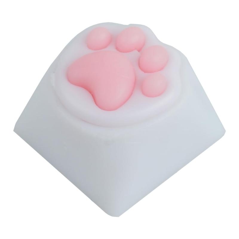 prendre 肉球 お尻 キーキャップ キーボード用 かわいい メカニカル ゲーミング キー 交換 カスタマイズ シリコン ねこ キートップ PR-NIKUKEYCAP