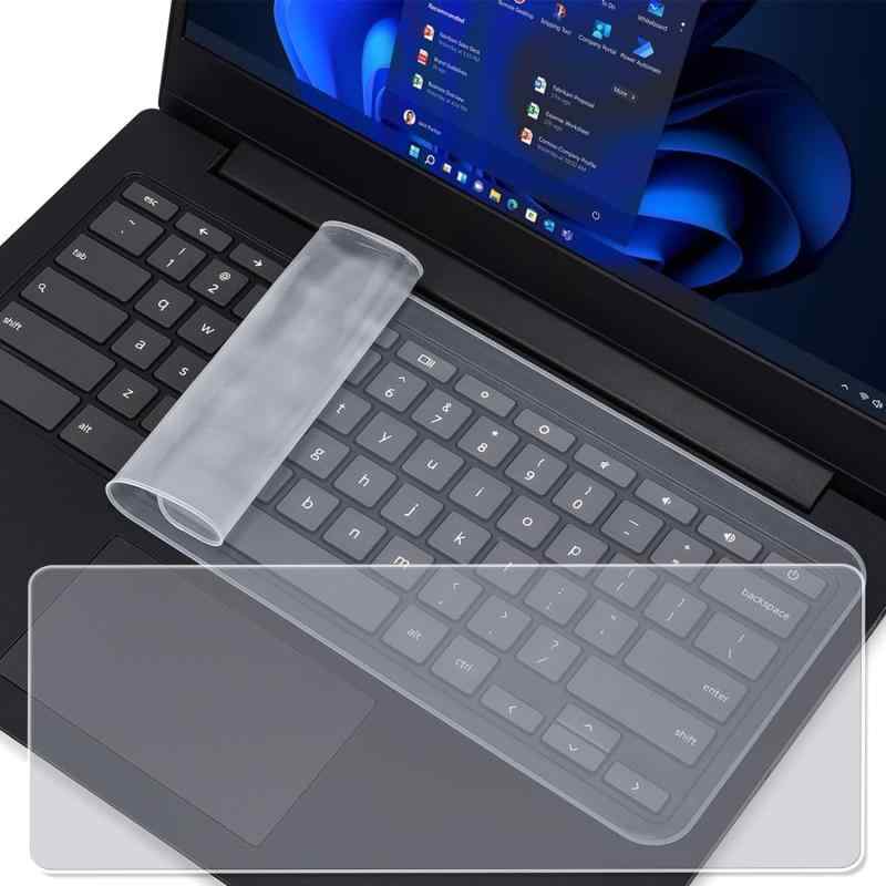 ノートパソコン キーボードカバー1枚入り 極薄透明 防汚防水 消音効果 長時間使用可能 多機種対応に適合するNEC/Toshiba/Surface/MacBook/Dynabook/DELL/HP キーボード保護カバー (13〜17インチ)