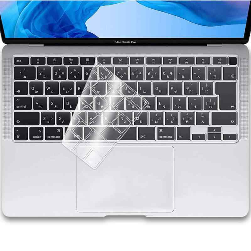Liquid Crystal Protector - ShotR Macbook Air 13 2020 / MacBook Pro 13 2020 / MacBook Pro 16 2019 キーボードカバー 日本語JIS配列 防水防塵カバー 超薄0.18mm TPU材質 クリア