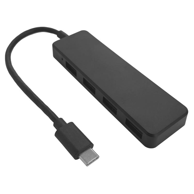 多摩電子工業 USBハブ USB3.1 Gen1 タイプC接続 USB-A×4ポート T-E009モデル WEB販売 USB HUB USB-C接続 本体素材 アルミ製 iMac MacBook Surface Pro 等 ノートPC 他対応 USBハブ