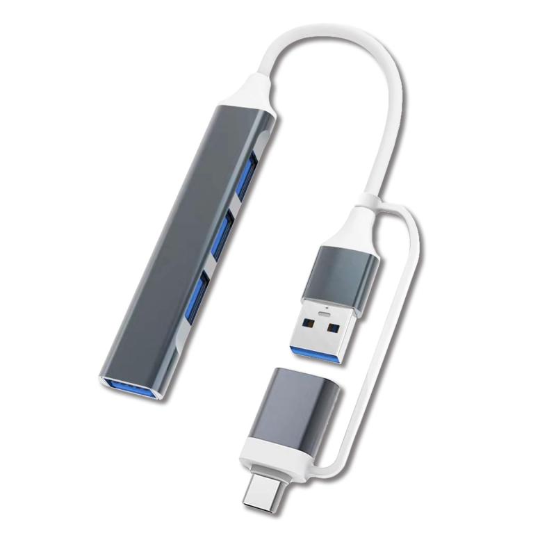 4-IN-1 HUB Type-C to USB3.0/2.0 HUB����ѥ��� ��ĥ�ޥ���ݡ��� �Х��ѥ�б�5Gbps��®�ǡ���ž���ݡ��� �����ǥ�����...