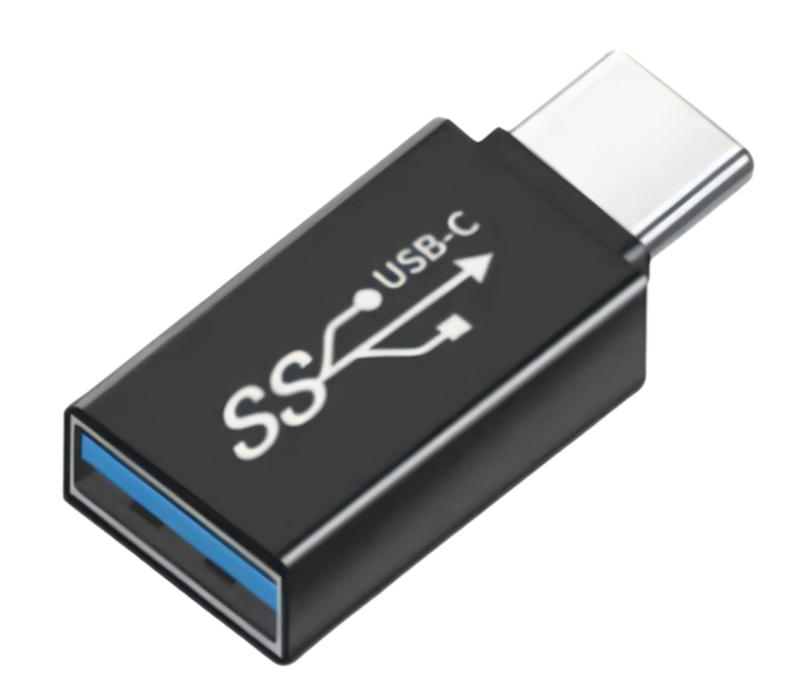 CNCTWO(コネクトツー)USB3.0(A)メス-USB Type-C(オス) 転送速度10GBps OTG機能 5v/3A ストレート型アダプタC2UAFCM