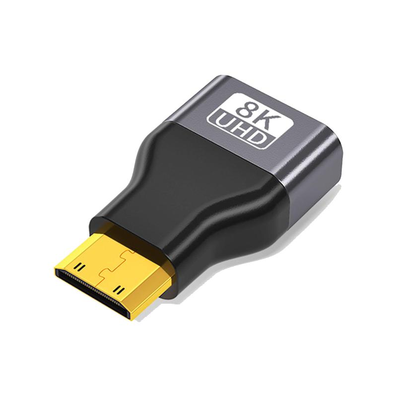 Mini HDMI to HDMI 変換 アダプタ オス-メス アダプター 8K@60Hz解像度 き ...