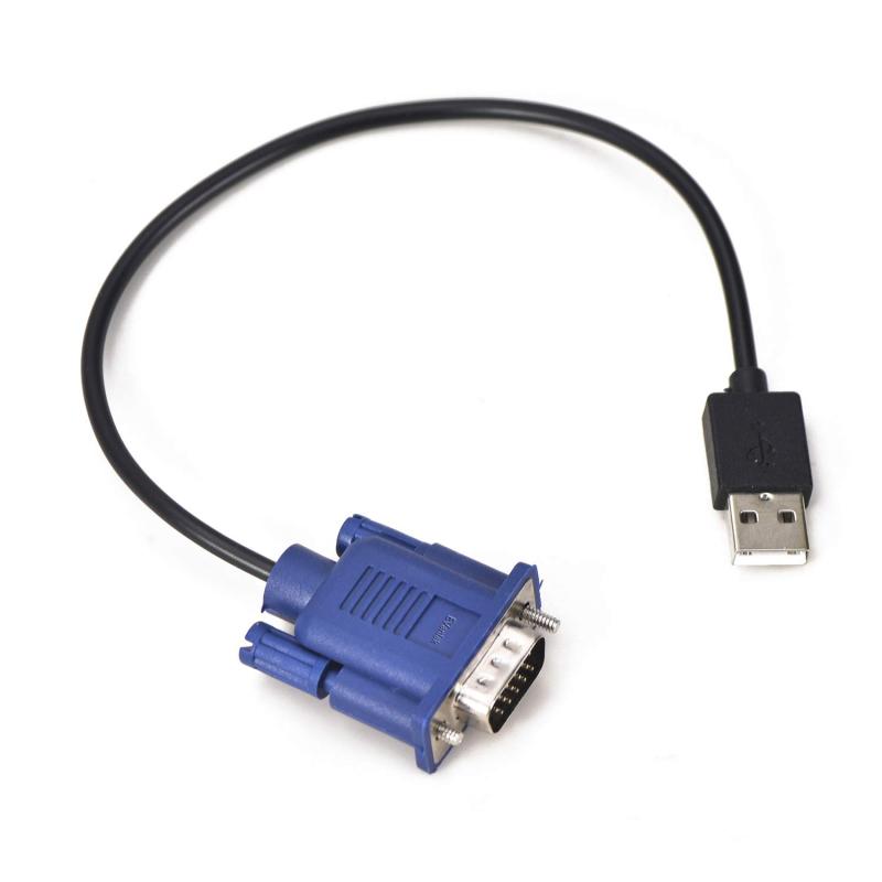 Evanlak USB-VGA ダミープラグ ヘッドレスゴースト 機能的に安定 ダミープラグ 導電性 Performancevga ヘッドレス RG…