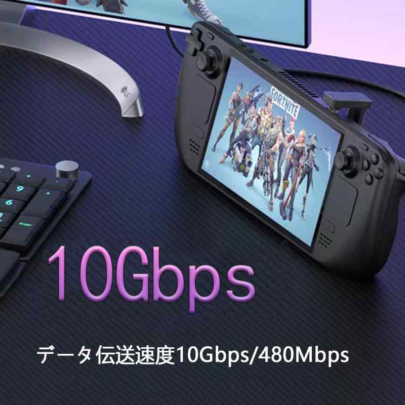 USB Type C U字 アダプタ 11mm 100W 10Gbps USB3.1PD充電 データ同期 180° オス メス skylight-10479821 スカイライト サンプル画像2