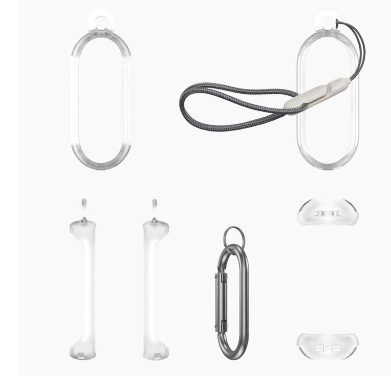 For PLAUD NotePin AI ケース 防水防塵 軽量 着装まま充電可能充電器を入れる 付属品収納可能 大容量 耐衝撃 傷つけ防止 PLAUD NotePin AI 専用保護 ケース カバー（クリア）