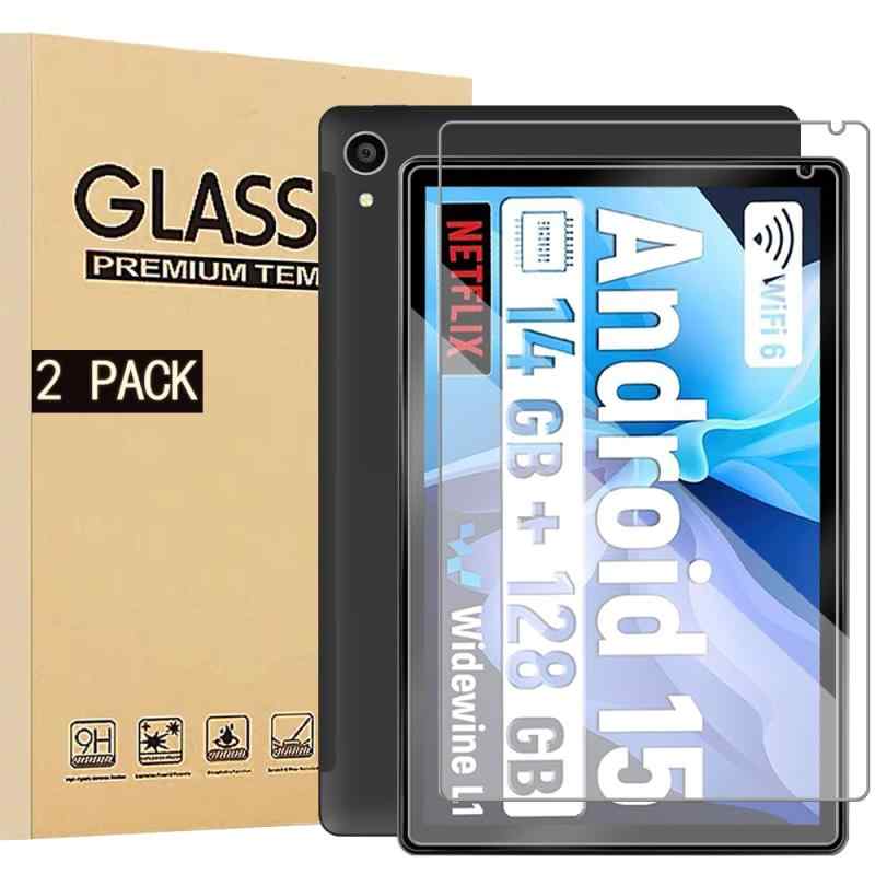 For HiGrace/Velorim/Cheerjoy/Dewsod/Lville OC101 10インチ/MARVUE Pad M13 タブレット 10インチ 強化ガラスフィルム 2枚 表面硬度9H 飛散防止処理 タブレット 保護フィルム 指紋防止