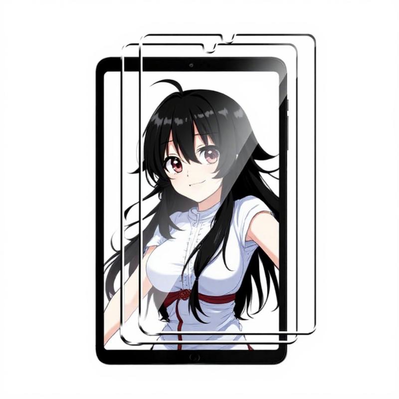 [2枚入れ]For Bmax 18 Plusフィルム ガラスフィルム 8インチ強化ガラスフィルム【Hoozee】タブレットガラス保護フィルム 2.5Dラウンドエッジ 9H硬度 指紋防止 高透過率 高光沢 自動吸着 飛散防止