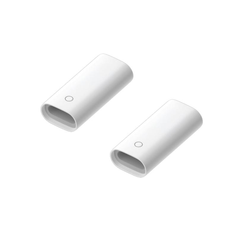 Apple Pencilと互換性あり/代替品 充電アダプター 2個セット 変換アダプタ 充電保護 過充電防止 故障防止 発熱防止 アップル ペンシル ..