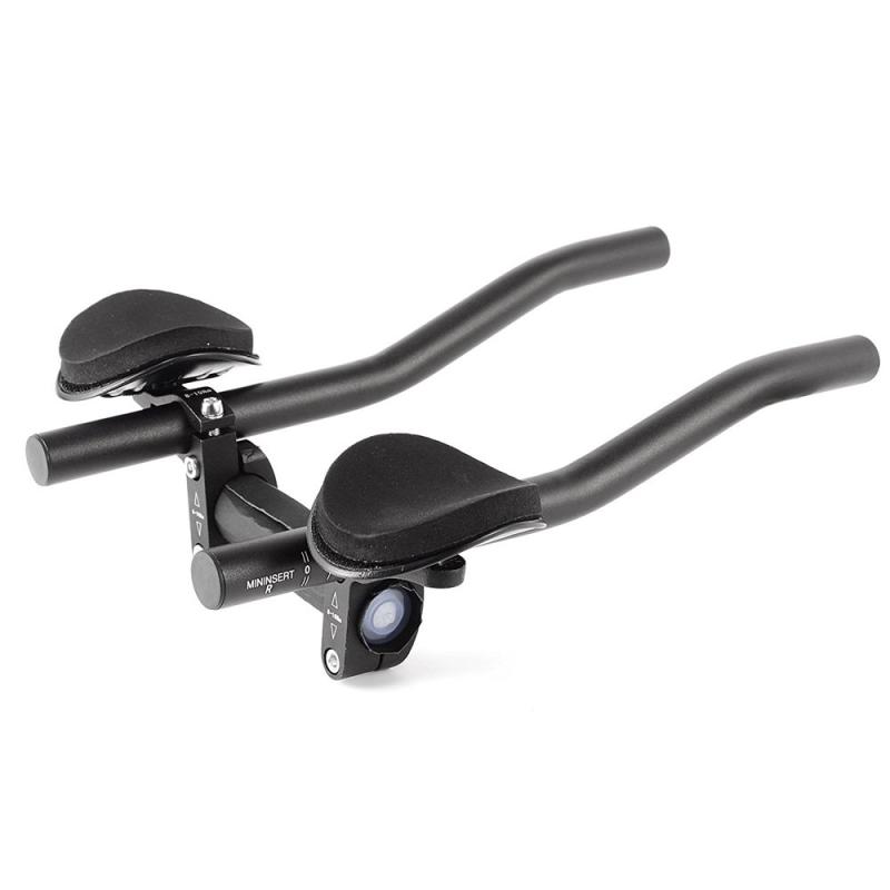 UPANBIKE 自転車レストハンドルバー アルミニウム合金エアロバー クリップオンバー TTバー 補助ハンドル マウンテンバイク用 ロードバイク(4.0)