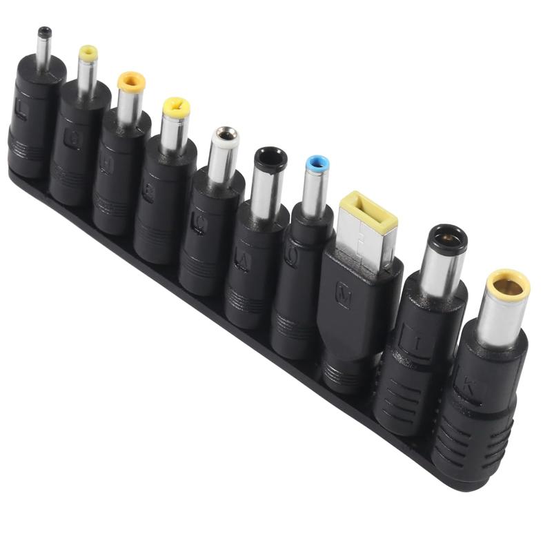 5.5 x 2.1mmコネクタキットノートパソコン用電源アダプタ34種DC変換プラグ