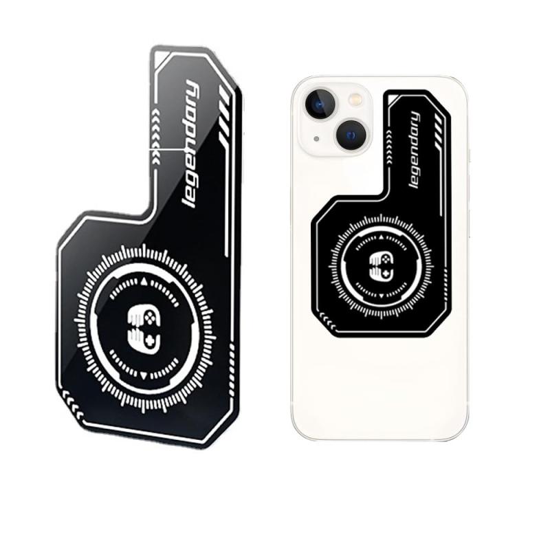 KASELIN スマホ 冷却シート スマホ冷え iphone 冷却 パッド 小型 スマホ専用 磁気 過熱防止 超薄1mm 放熱シート 滑り止め 360°密着スマホ 軽量 静音 貼って剥がせるスマートフォン冷却シート 急速