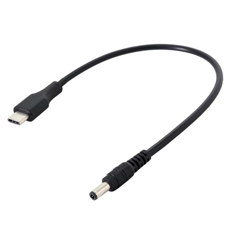 cablecc USB 3.1 Type C USB-C - DC5V 5.5 2.5mm 電源延長充電ケーブル Air Pro 10cm用