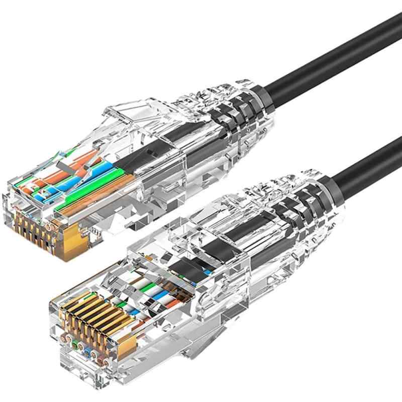 乐天商城 - cat6a LANケーブル 細線 ラッチカバー付き 28AWG 1年製品 1カ月可能 10G通信 カテゴリ6a 透明 RJ-45