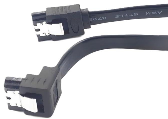 SATA III ケーブル L型 SATA3 シリアル ATA3 6Gbps対応 HDD SSD メタルラッチ