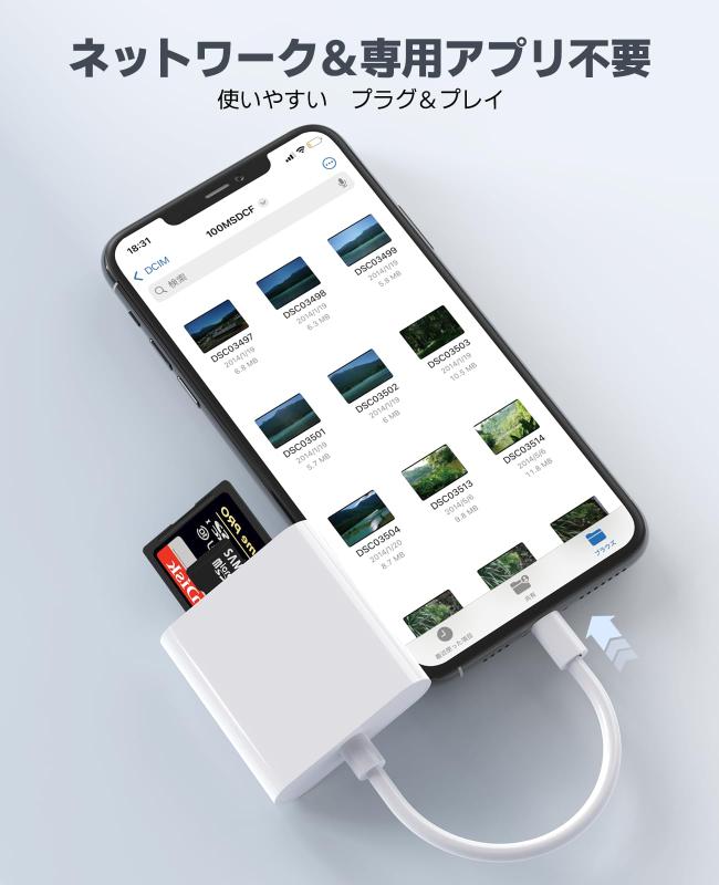 【2025新登場】 Kiudth sdカードリーダー メモリーカードリーダー