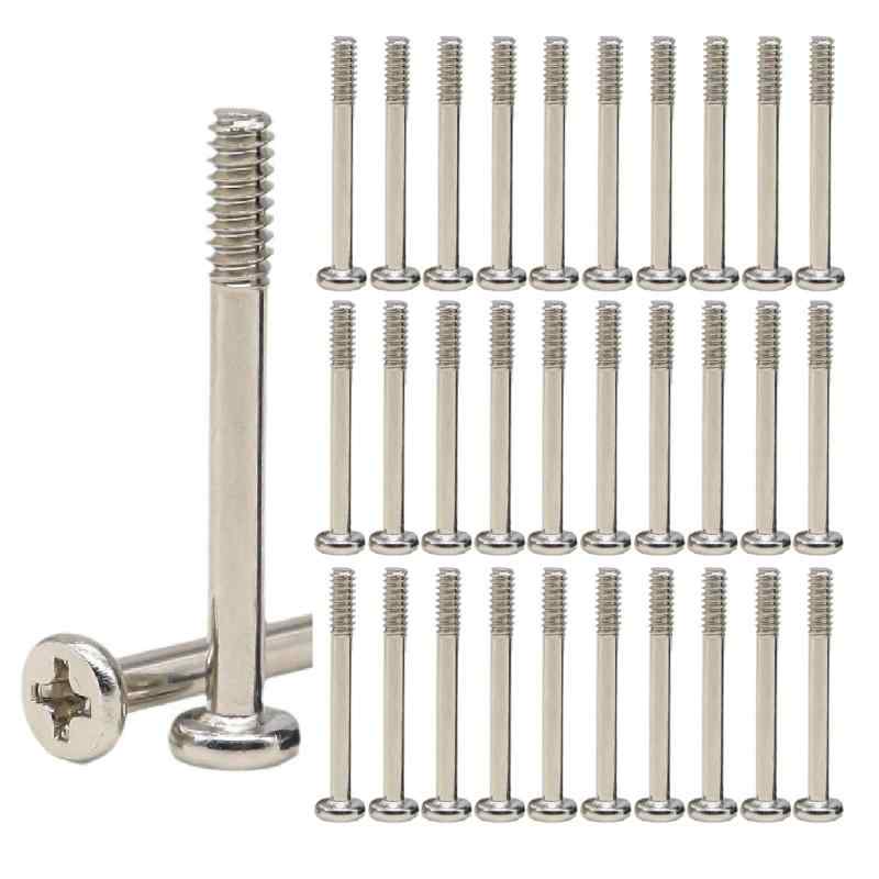 Laptopdiyparts 30個 コンピューターケースファン用ネジ PCケース用ビデオカードクーラーラジエーター水冷ファン用ネジ ラジエーターネジ ファン冷却部品用 PC振動低減ネジ DIY