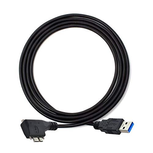 DELL - Cableccデュアルスクリュー90度直角マイクロUSBマウントから産業用カメラ1.2M用USB3.0データケーブル