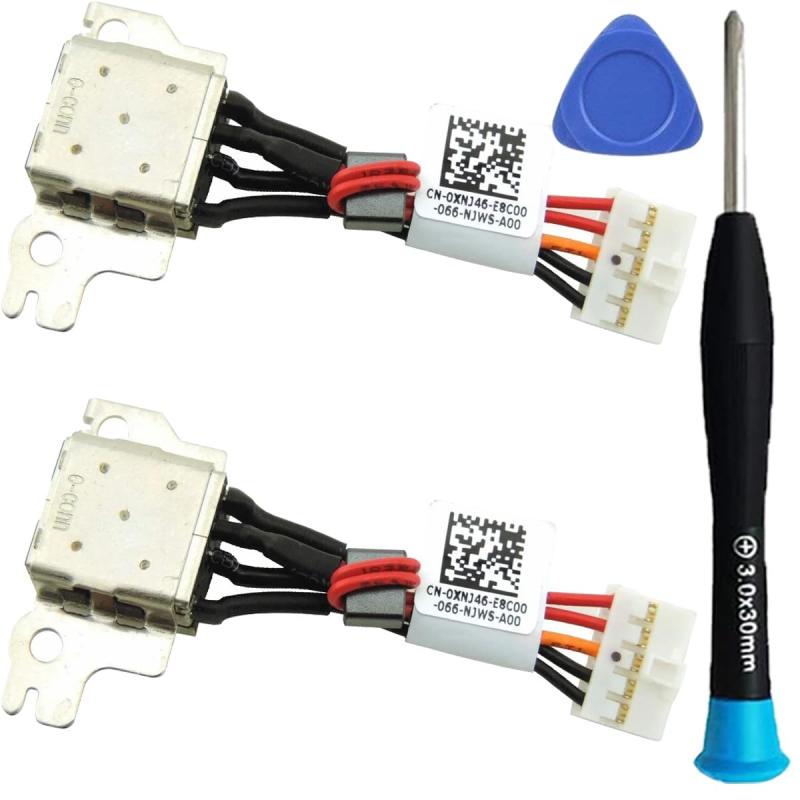ZHUROUPU DC電源ジャック充電ポートソケットケーブル for Dell Latitude P26T 3190/ 3190 2 in 1 3189 3180 for Chromebook 3181 3189 3180 DC30100ZI00 0XN