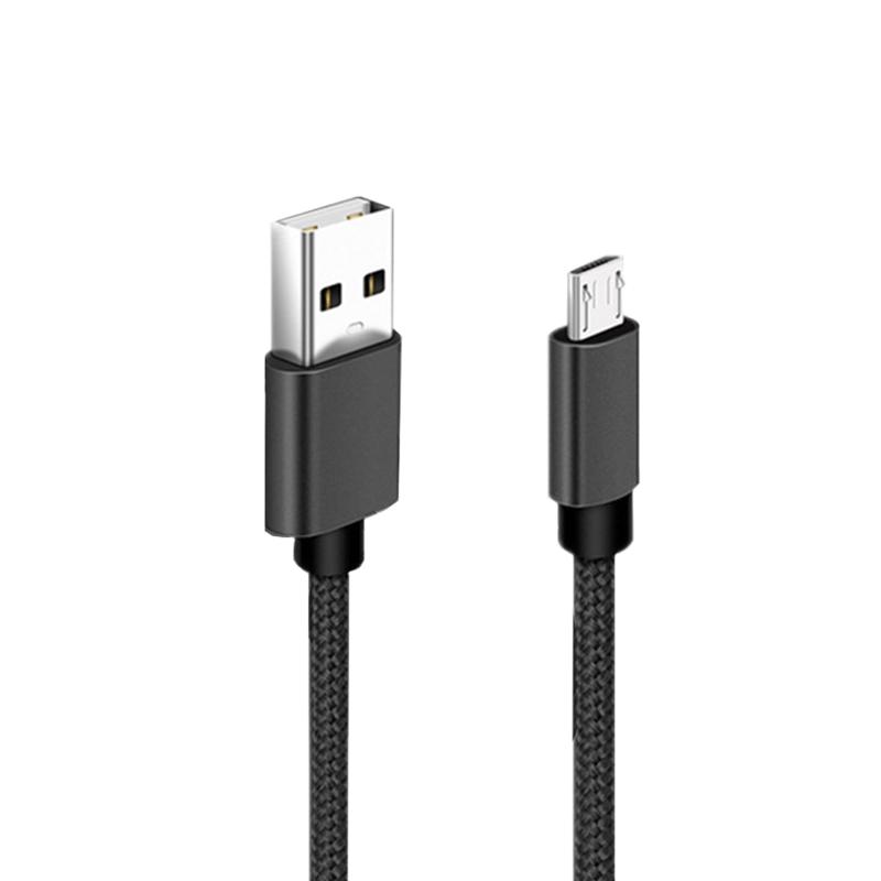 Akkerds アンドロイドXBOX ONE充電ケーブル[PS4 Xbox Oneコントローラ対応]micro USB2.0 A安全充電/編み目 3M(2.0)