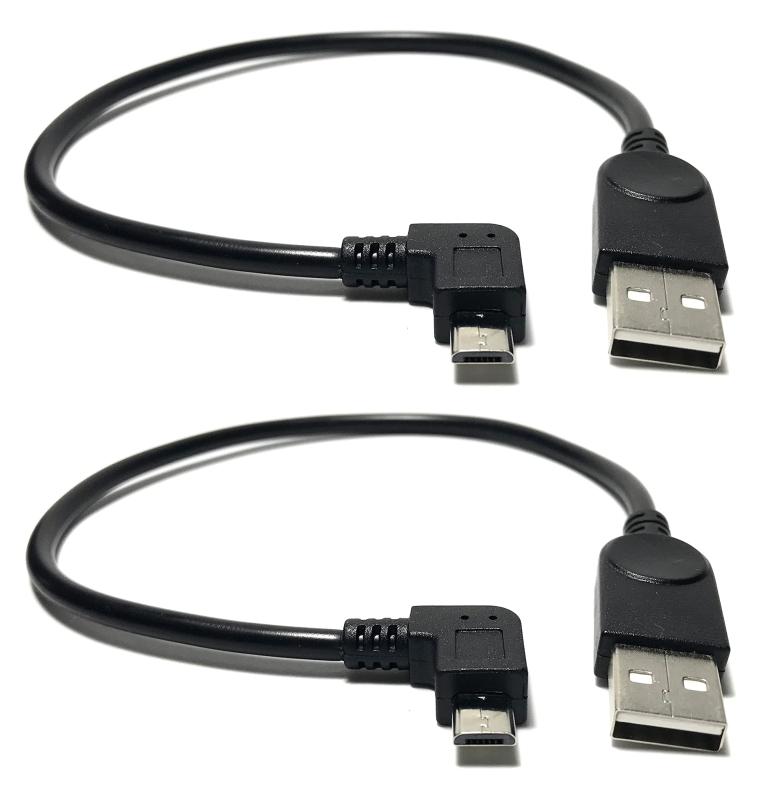 Access < 25cm 2�ܥ��å� > ���ޥ۽���Micro-USB�����֥� L�������� �ޥ�����USB (����) - USB-A (����) 24AWG ����/�ǡ���ž�������֥� EM49A-R2P
