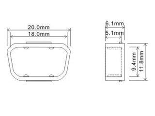 テクノベインズ VGAケーブル先端用 コネクタキャップ (アイボリー) 6個/パック VGATCK-I0-6