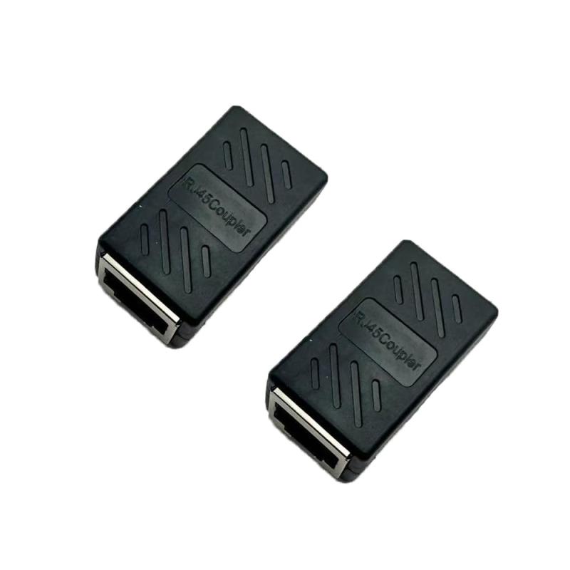 lan コネクタ lanケーブル 延長コネクタ LANケーブル用中継コネクタ ネットワークストレートスルーヘッドコンピュータネットワークケーブル延長コネクタ突合せジョイント 8P8C コンパクト LY-