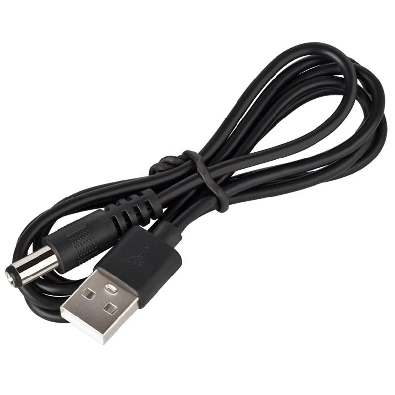 【LUYING】USB DC ケーブル 丸穴データ線 電源プラグ(5.5/2.1mm) 5V/2A対応 80cm