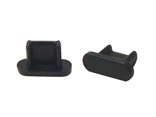 テクノベインズ MicroUSBコネクタ用キャップ(ロングタイプ）(黒)つまみなし 6個/パックUSBMCBLACK-B0 / TPE素材