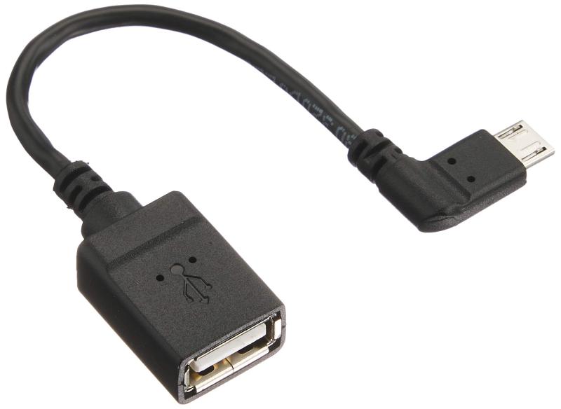 Hewlett Packard - ELECOM OTGケーブル 逆L字 microB-Aメス-USB2.0 ブラック 0.1m TB-MAEMCBR010BK