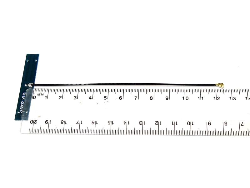 高性能5dBi 2.4GHz/5GHz 802.11a/b/g/n/ac対応 無線LANカード WIFI/Wimax/Bluetoothモジュール用アンテナ 2本セット (U.FL Cable=120mm)