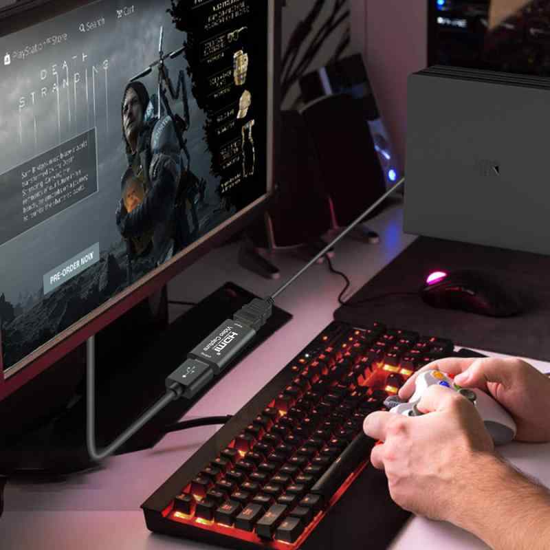 XTYM HDMI ����ץ��㡼�ܡ��� USB2.0 1080P30Hz HDMI �����७��ץ��㡼�� �ӥǥ�����ץ��㥫���� ������¶����ۿ������̶�ͭ��Ͽ�衦���ѻ������饤�ֲ�Ĥ�Ŭ�� UVC(USB Video Class)���ʽ�� Ninten