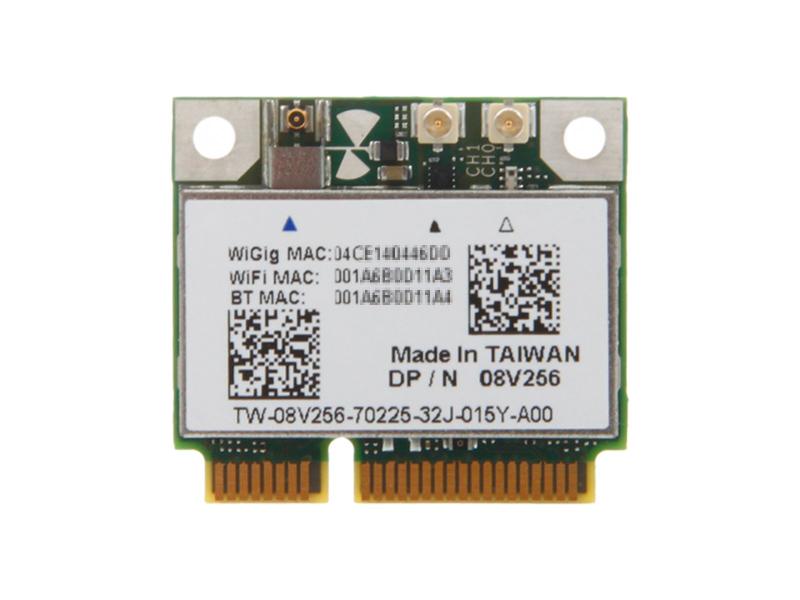 Laptopdiyparts AR9462 QCA9005 Dell Wireless 1601 WiGig (DW1601) 802.11ad 7Gbps + 802.11n 2x2 Wi-Fi + Bluetooth 4.0 無線LANカード for