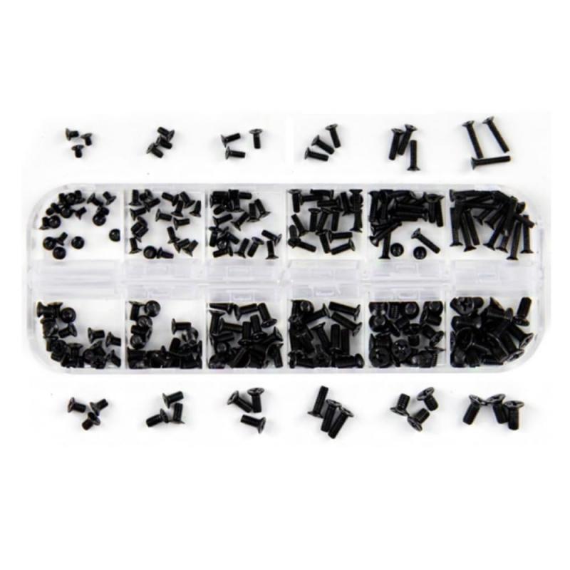 Jindizi ネジセット 240本入り 12種類 M2 M2.5 M3 ノートPC用ネジ 交換用ノートパソコンねじ 収納ケー..