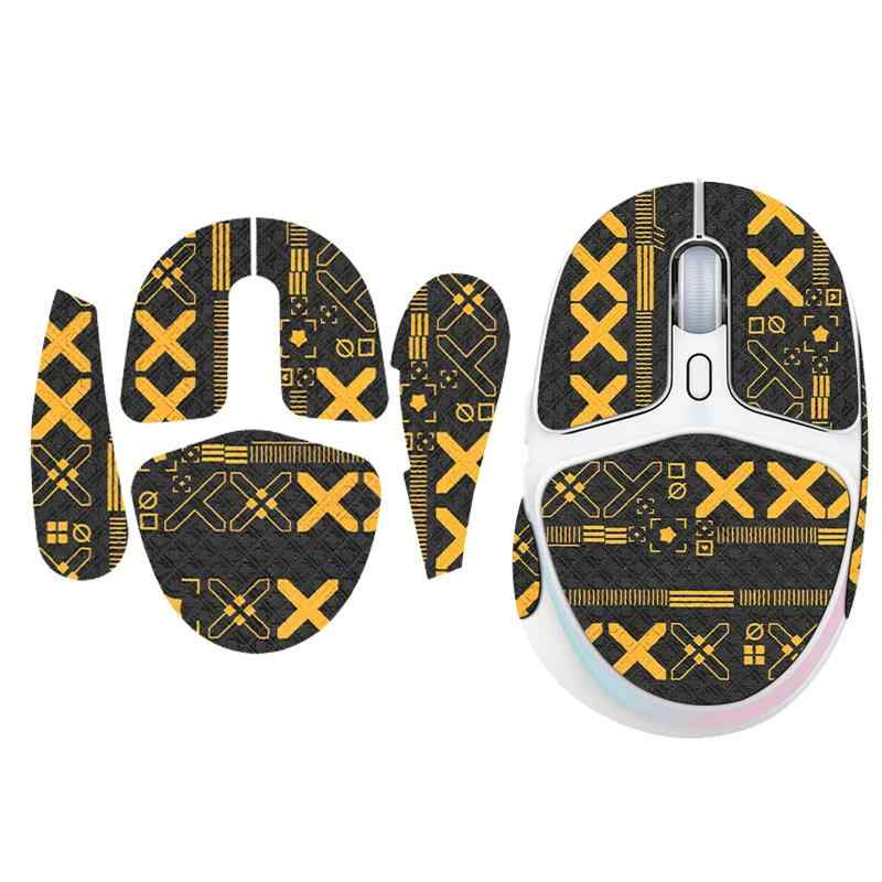 NOUKAJU ゲーミングマウス G705 用 マウスグリップ テープ ブラックゴールド