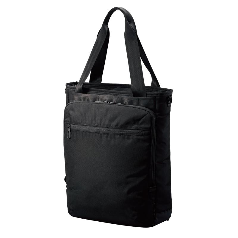 Rakuten - エレコム トートバッグ 大容量タイプ 15.6inch 19L 撥水加工 高耐久ファスナー ブラック BM-TBBGBK
