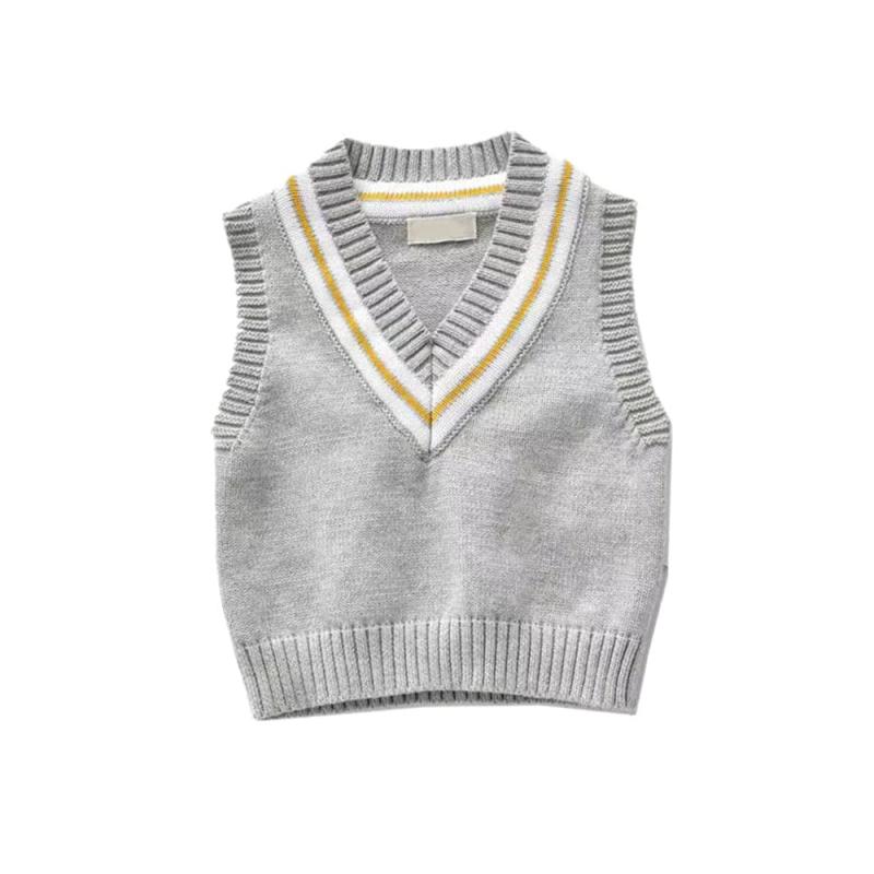 [SYOU] 子供服 セーター 男の子 女の子 ニット ベスト フォーマル Vネック ケーブル編み スクール キッズ 制服 春秋冬 小学生 通園 通学