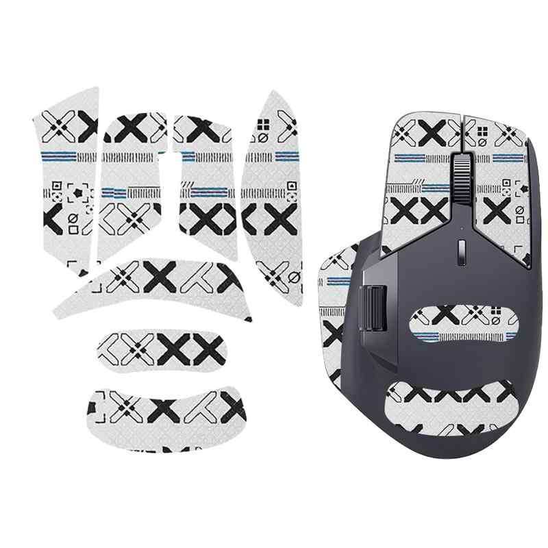 Rapoo MT760 用 マウスグリップ テープ 【NOUKAJU】 Rapoo MT760 ゲーミングマウス 用 滑り止めグリップテープ 極薄 優れる吸水性 アンチスリップ テープ ゲーミングマウス用 (ホワイト)